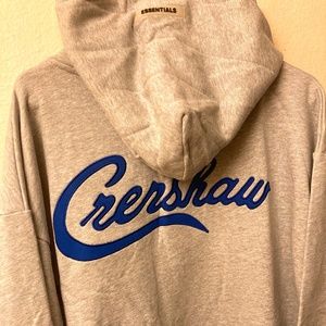 FEAR OF GOD Essentials x TMC Crenshaw Hoodie Grey